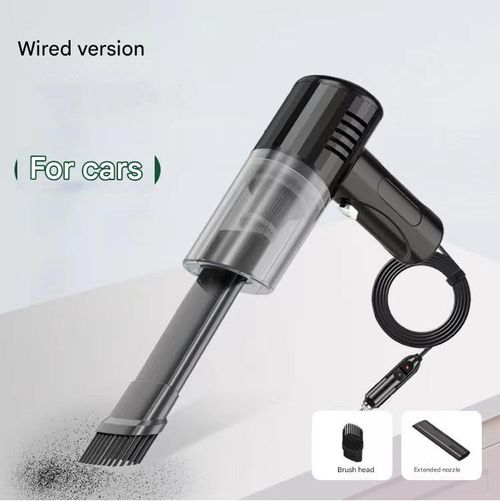 Portable car vacuum cleaner, small size, detachable head, easy to store car cleaning tools