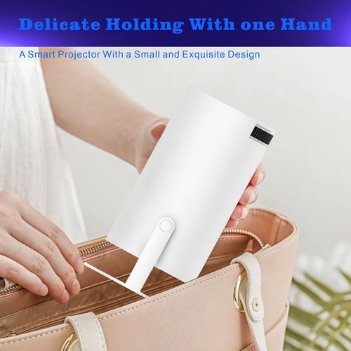 Smart HY300 Projector 1080P HDR10 4K Supported Portable Mini WiFi Bluetooth Projector with Screen Mirroring Outdoor Movie Theate
