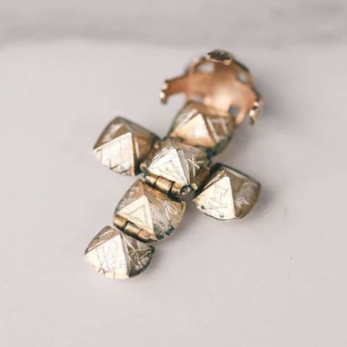 Two-way wearable transforming sphere and cross pendant