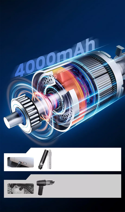 Wireless charging vacuum cleaner