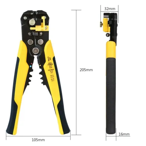 Wire Stripper Self-adjusting Cable Cutter Crimper Automatic Wire Stripping Tool Cutting Pliers Tool