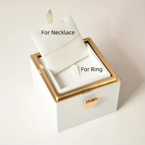 Rednote Bear Flip Ring Box Valentine Birthday Mini Cake for Girlfriend Gift Boxes Packaging Box