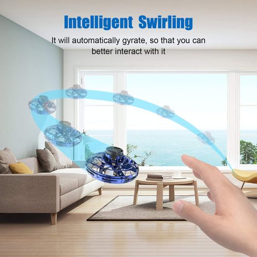 2025 UFO Magic Flying Orb Toys with Lights Hover Boomerang Fidget Spinner