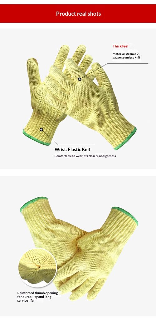 Aramid Gloves: Flame-Retardant, Cut-Resistant, Abrasion-Resistant, Spark-Resistant, and High-Temperature Resistant