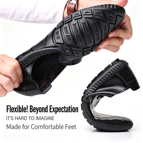 Formal leather shoes, business casual men's leather shoes