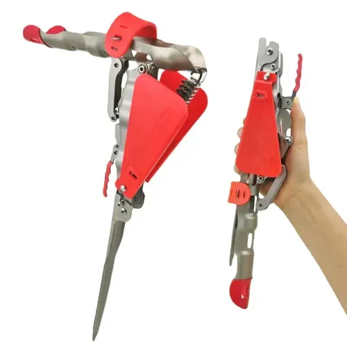 1Pcs Automatic Double Spring Angle Fishing Pole Foldable Anti-Rust Steel Fishing Pole Holder Sea Rod Fishing Tackle