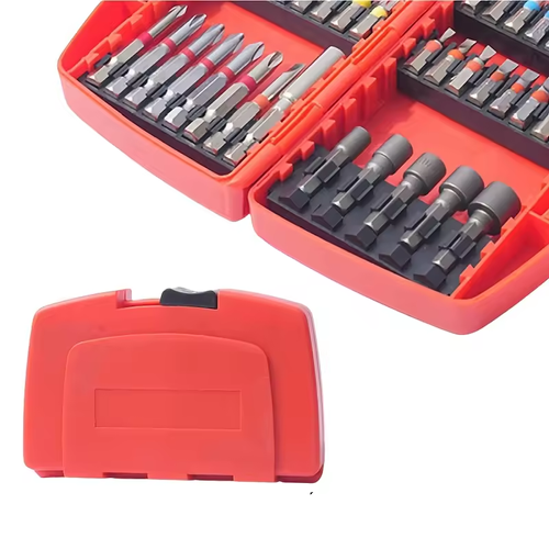 45pcs Impact Driver Bit Set, S2 Steel Alloy, Magnetic Nut Driver, Slotted, Phillips, Torx for Metal, Wood, Plastic,Tile, Drywall