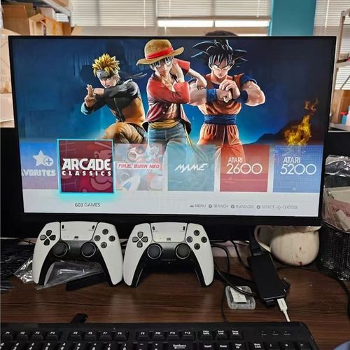 M15 dual-grip game console with built-in 20,000 games, 64GB memory card, home and family interactive HDMI high-definition 4K remote control sensor TV game