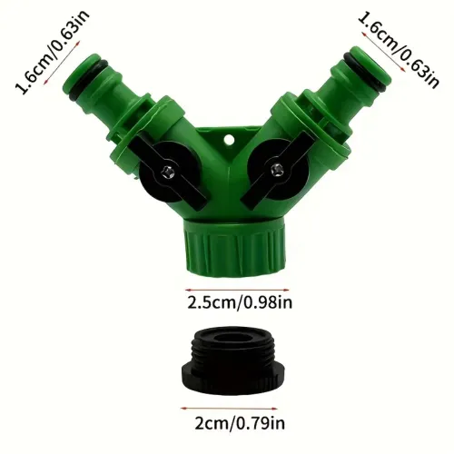 5PCS Bidirectional Y-shaped hose faucet connector splitter