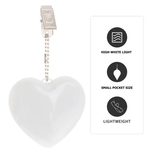 Heart-shaped touch night light