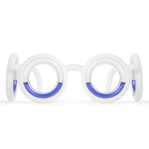 Foldable lens-free anti-motion sickness glasses