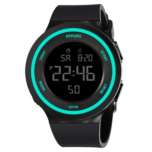 Electronic Watch Men's and Women's Night Light Sports Multi Functional Couple Watch
