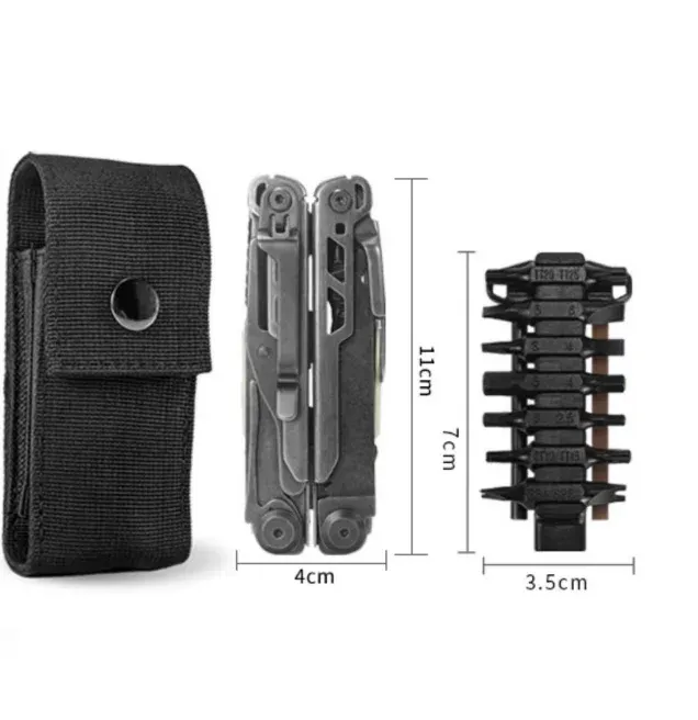 Daicamping DL13 Damascus Steel Knives Scissors Multi-Tools Pliers EDC Multitools Multifunctional Folding Knife