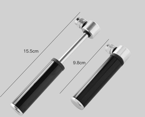 Mountain Bike Aluminum Alloy Mini Hand Pump Portable Road Bike Basketball Inflator