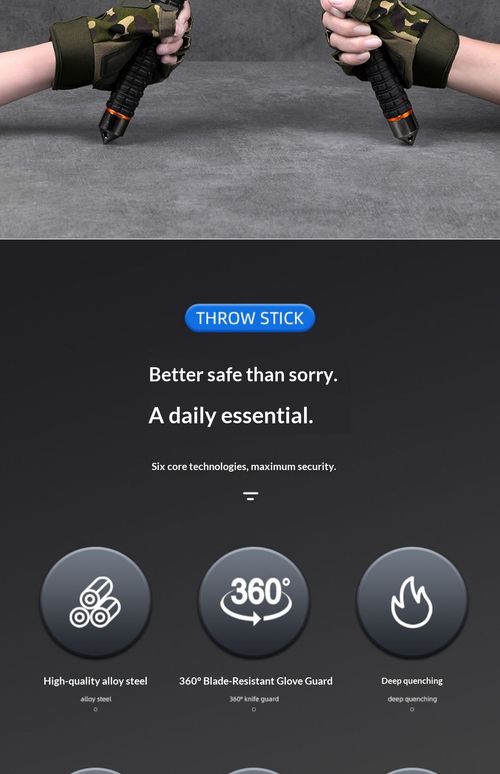 Defensive Telescopic Baton — 3-Section Collapsible Stick, Portable Self-Defense Tool, Vehicle Emergency Window Breaker, Tactical Impact Weapon, Survival Mace