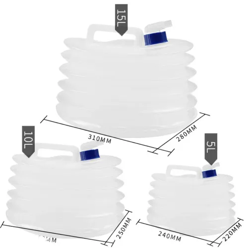 Outdoor Folding Square Water Bag, Car Portable Thickened Bucket, Field Drinking Water Storage Tank