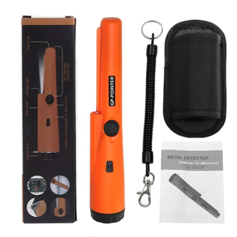 （No battery included by default.）Handheld Metal Positioning Rod Underground Metal Detector GP Pointer Handheld 360° High Sensitivity Gold Diggers Detector Rod