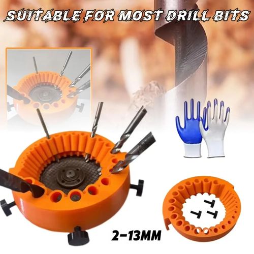 2-13mm Drill Bit Sharpener Grinder Multi-specification Power Drill Bit Grinding Portable Drill Power Abrasive Tools for Grinding
