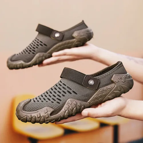 Men's casual shoes, mesh breathable and non slip sandals