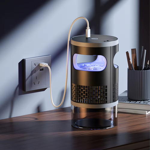 Outdoor Rechargeable Mosquito Killer Lamp with LED Night Light Electric Fly Traps for Outside Patio Backyard Garden
