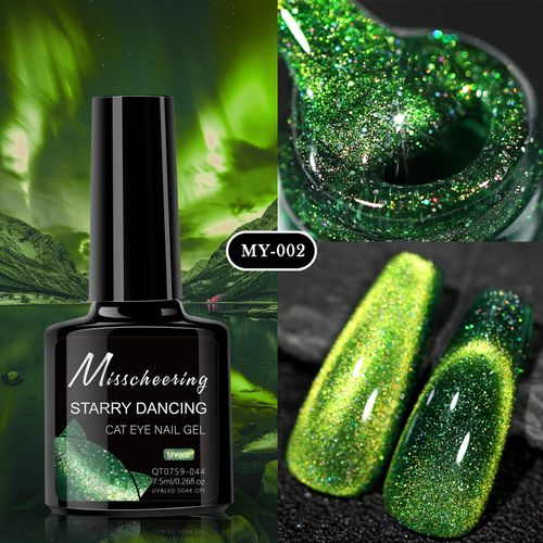 8-Piece Galaxy Dance Cat Eye Gel Polish Set – Professional Nail Art Varnish Kit