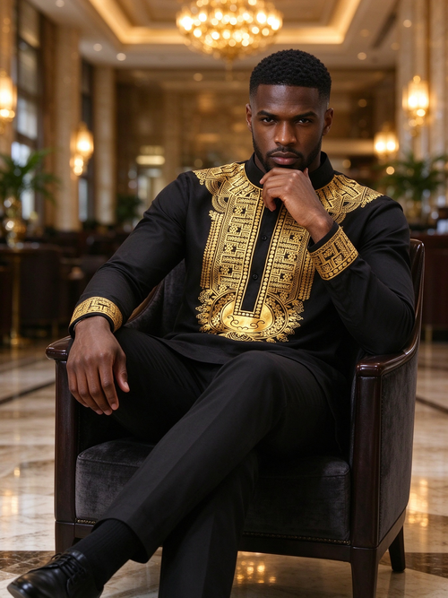 Hot-selling premium men's two-piece set