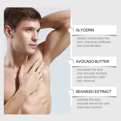 Fast-Acting Body Hair Removal Cream for Men