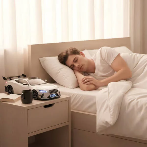 🔥Hypercar Alarm Clock – 🏎️Realistic Engine and Light Effects