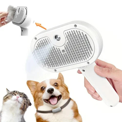 Pet electric spray massage comb
