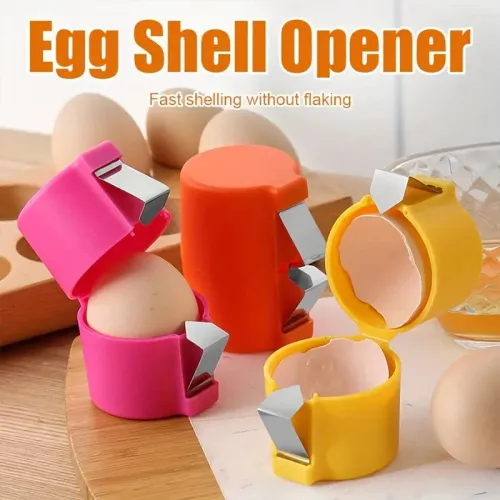 3PCS Kitchen Egg Shell Opener Portable Egg Opening Machine Quick Egg Beater Kitchen Egg Sheller