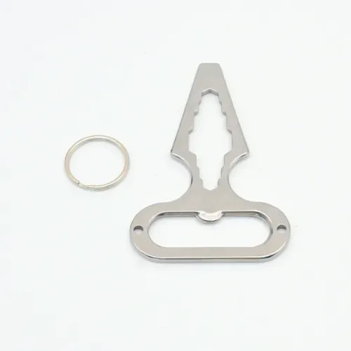 3 Pcs EDC self-defense spike portable bottle opener keychain Outdoor camping supplies stainless steel multifunctional tool