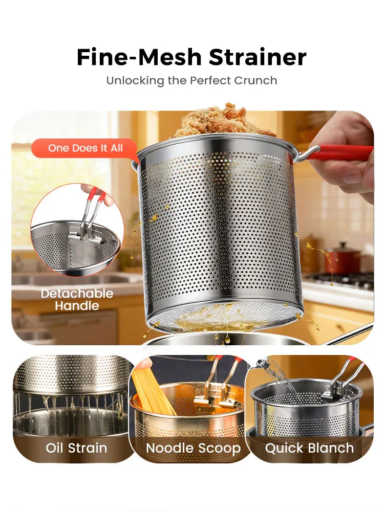 🔥Hot Sale 49% OFF🔥304 Stainless Steel Multifuntional Fryer