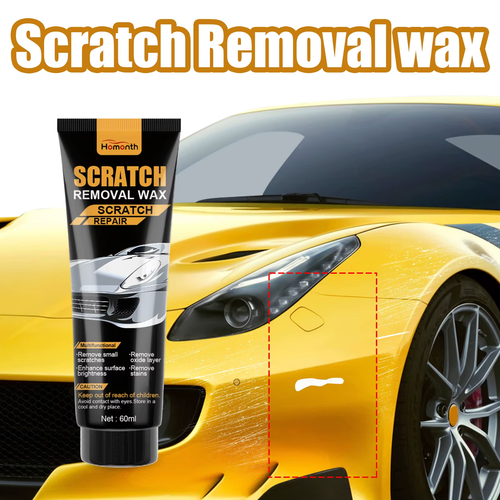 2pcs Car Scratch Removal Wax Kit Scratches Repair Polish Swirl Remover Anti Scratch Restore Shine Auto Body Paint Grinding Compound
