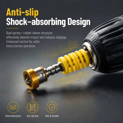 5pcs Spring-Loaded Positioning Screwdriver Bits PH2 Magnetic Stop Screws Locating Batch Head Drilling Tool For Power Drills