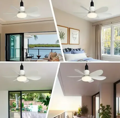 🔥LAST DAY 49% OFF🔥2-in-1 Socket Fan Light