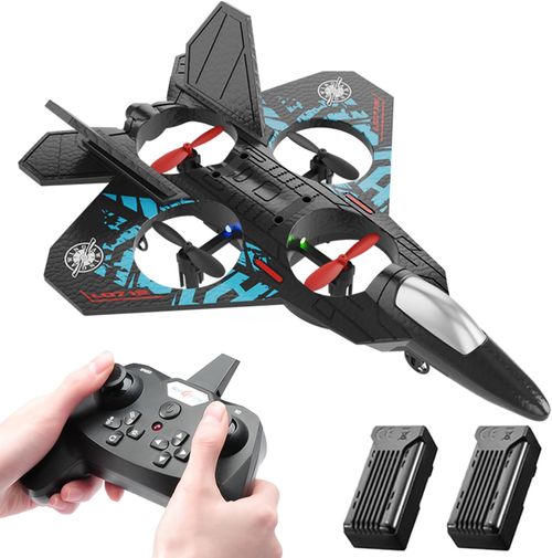 RC Helicopter Plane 2.4Ghz Remote Control F22 Jet Fighter Airplane Quadcopter