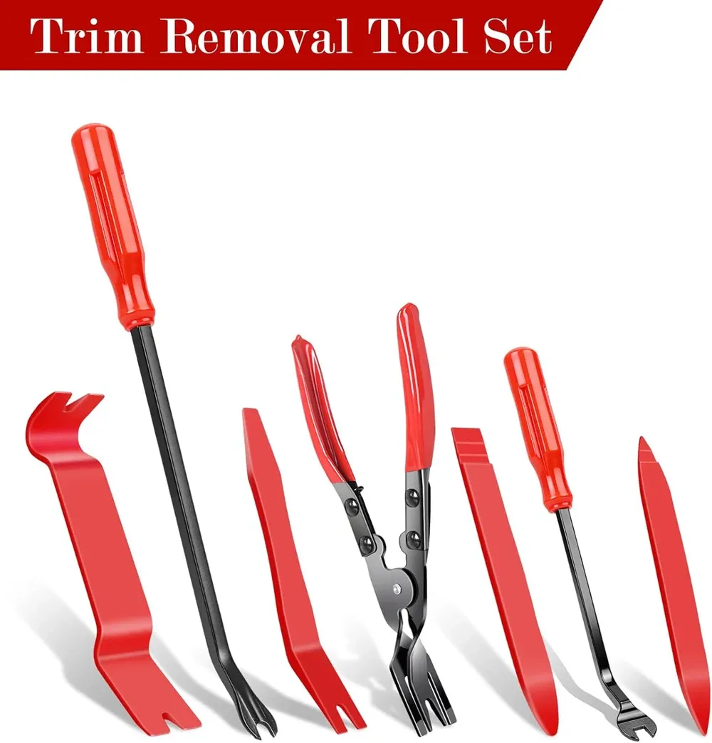 7Pcs Auto Trim Removal Tool Kit Plastic Trim Removal Pry Tool Panel Clip Removal Pliers Trim Removal Tools for Car Body Door