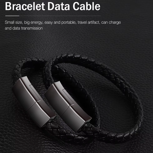 2-pack USB Bracelet charging cable for Type C