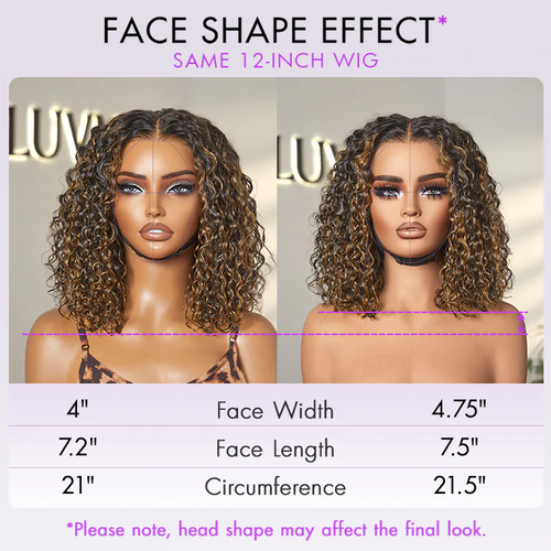 Water Wave Half Wig Invisible Hairline Beginner Friendly