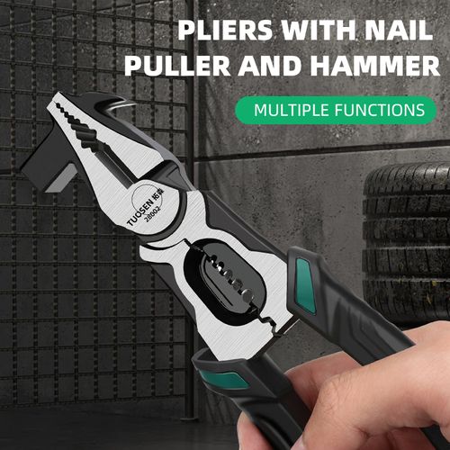 Multipurpose Long Nose Pliers Wire Crimper Cutter Heavy Duty Multifunctional Electrician Pliers for Crimping