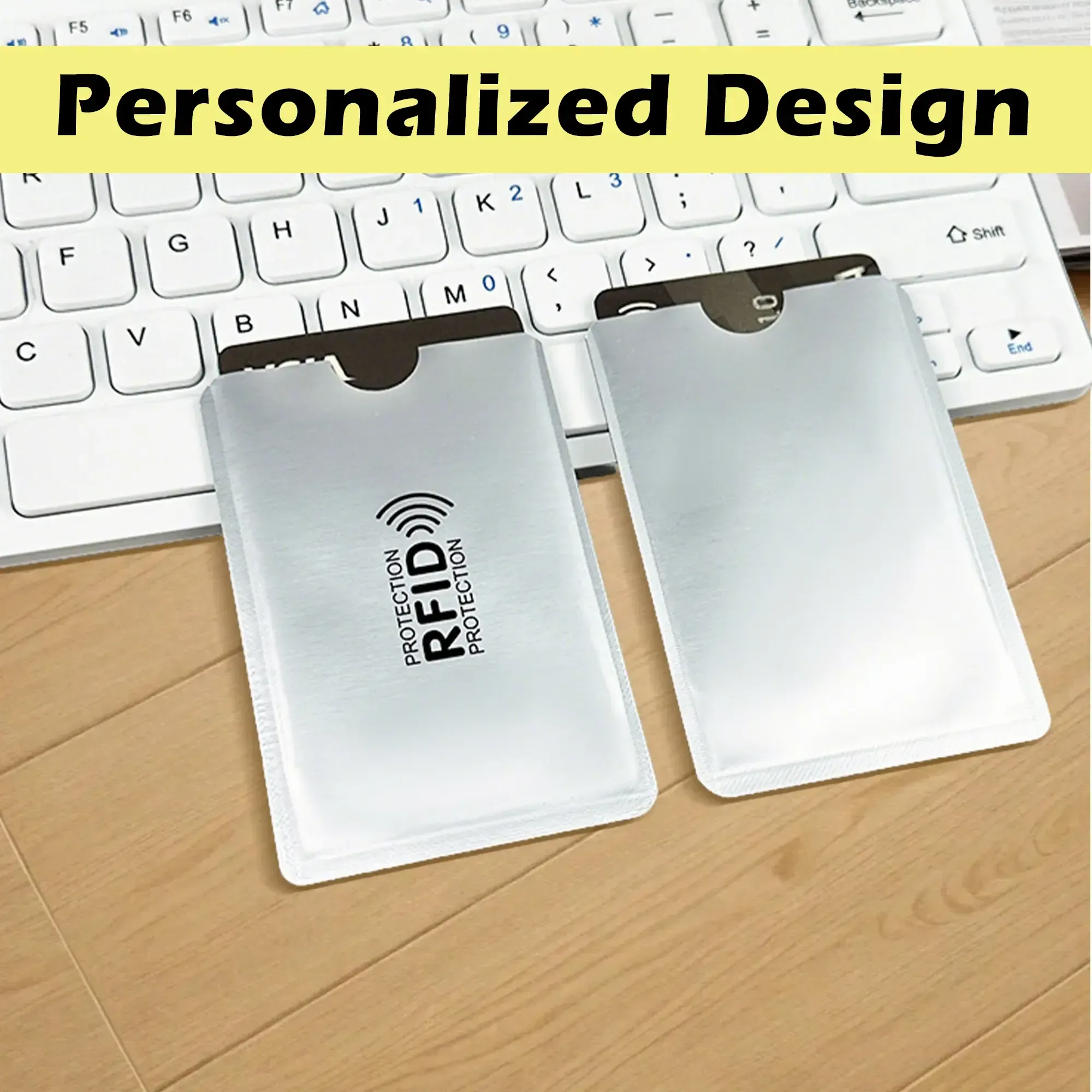 8 pieces RFID Blocking Sleeves – Protect Your Cards from Electronic Theft