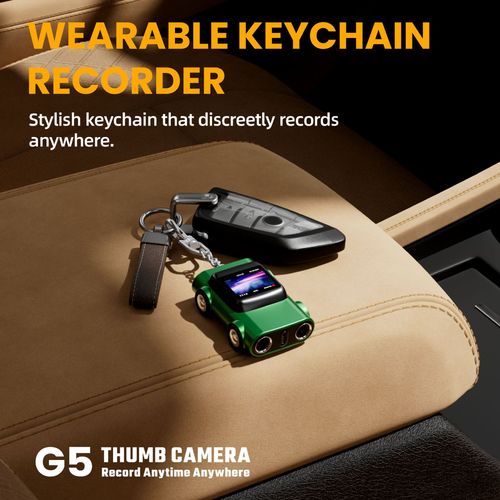 G5  Keychain Camera  LCD Screen Mini Action Camera Retro Support Memory 2K Very Small Camcorder Video Recorder