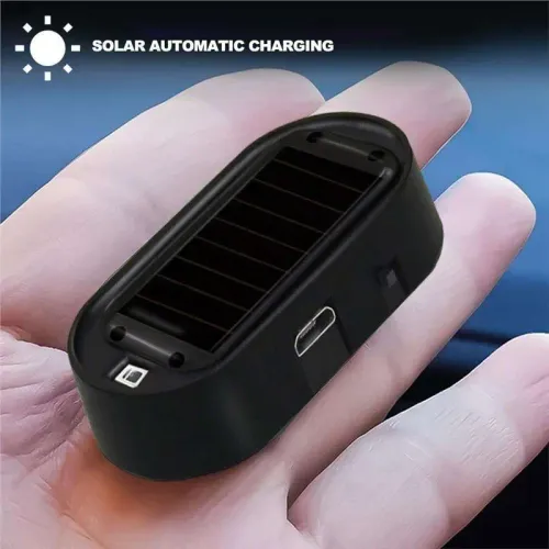 2PCS Solar Anti-Theft LED Flashing Lamp