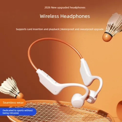 New Bone Conduction Headphones IPX8 Waterproof MP3 32GB Bluetooth5.4 Wireless Headphones With Mic