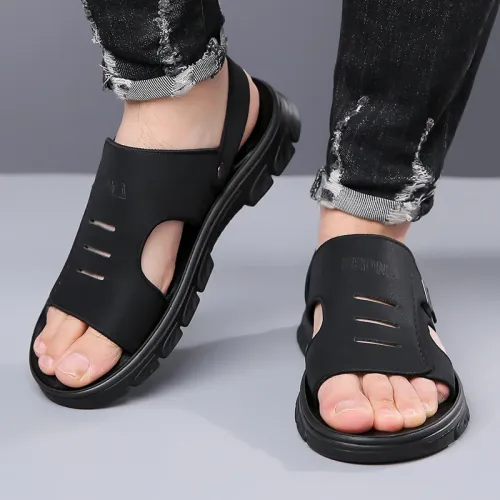 Men's Summer Comfortable Anti-Slip Wear-Resistant Beach Sandals Flip Flops