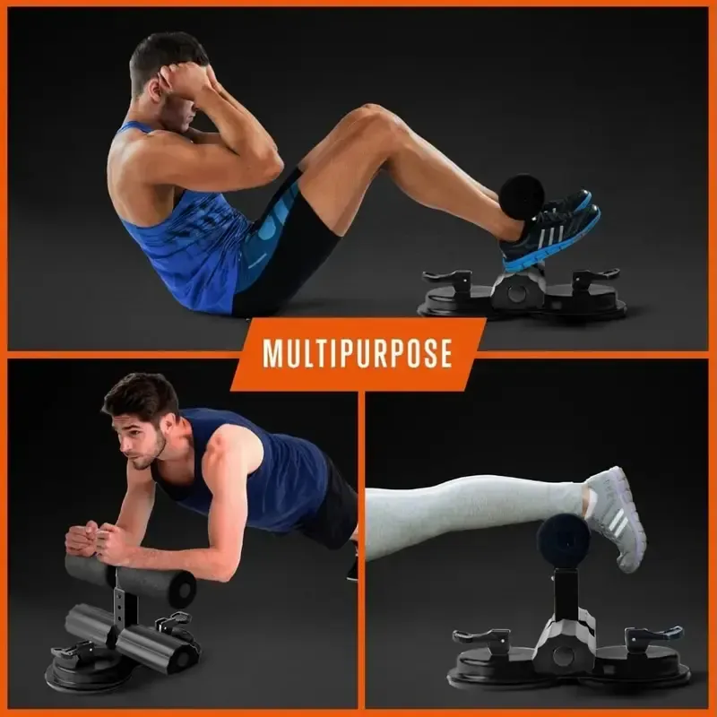 Upgraded Sit-Up Bar Pro, that comes with Double Suction and Tension Ropes