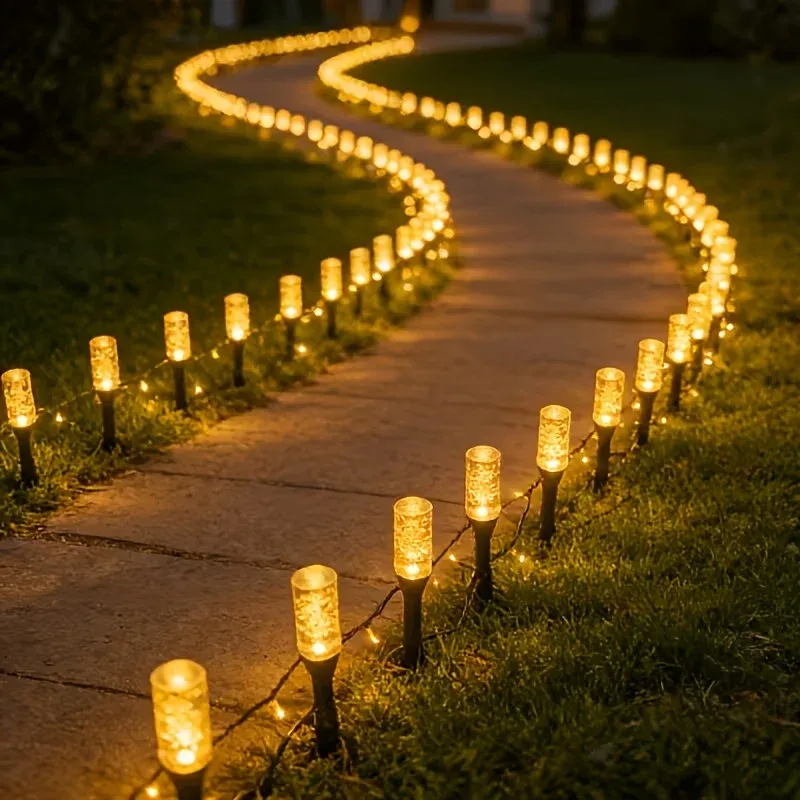 10Pcs 20Pcs Solar Bubble Stick Outdoor Lights, Easy Installation, 8 Modes IP44 Waterproof Auto Sensor, Decorative Lights for Yard