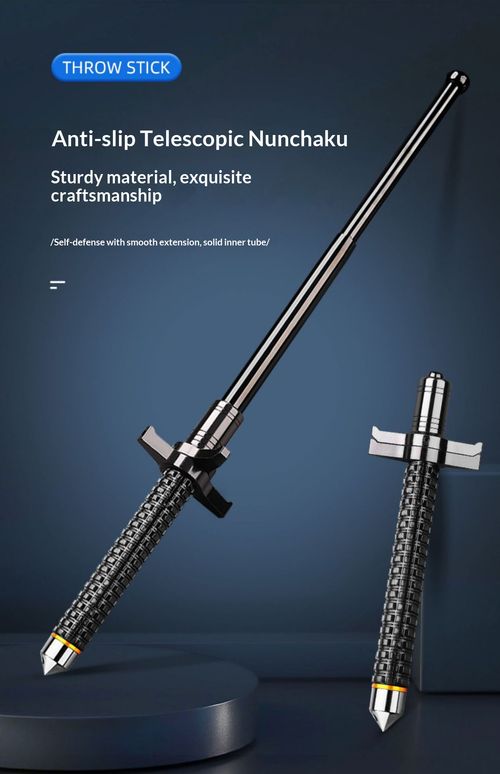Defensive Telescopic Baton — 3-Section Collapsible Stick, Portable Self-Defense Tool, Vehicle Emergency Window Breaker, Tactical Impact Weapon, Survival Mace