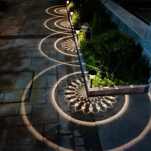 Solar Decorative Lawn Lights IP55 Waterproof Ground Landscape Light Last Up 10H Outside Pathway Lights Patio Yard Driveway Decor