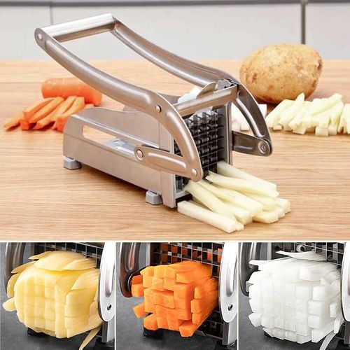 Stainless Steel Manual Potato Cutter French Fries Slicer Potato Chips Maker Meat Chopper Dicer Cutting Machine Tools